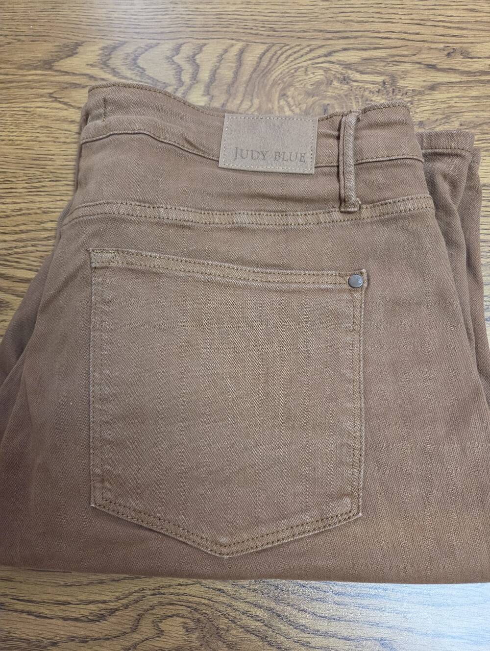 Judy Blue Rust Brown Denim Shorts Size 18W - Picture 10 of 11